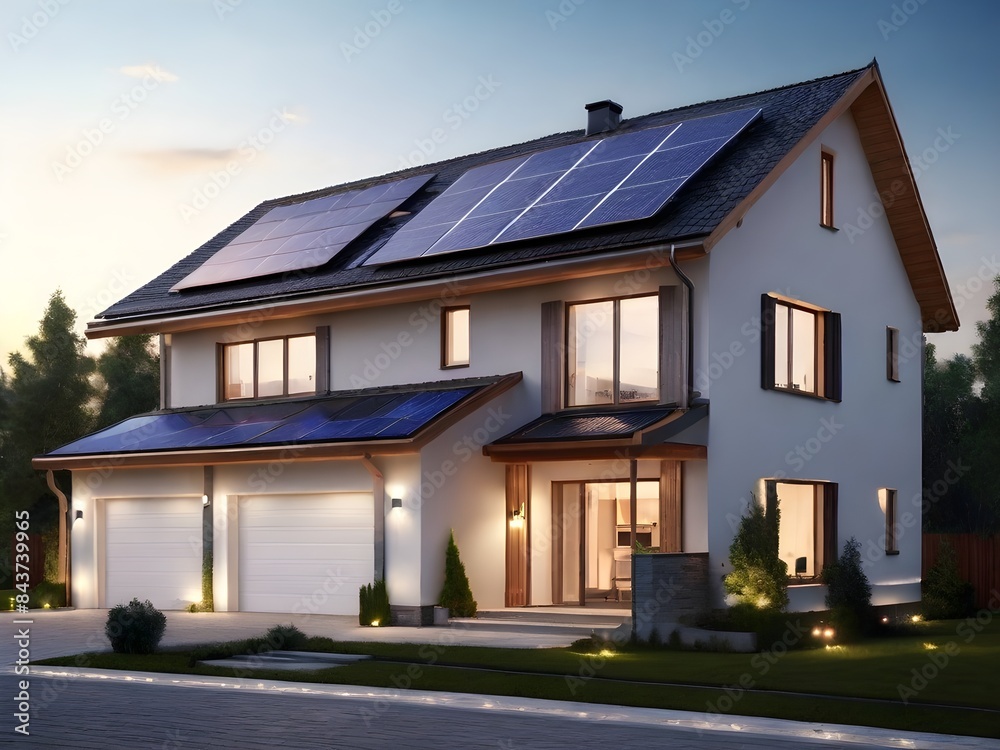 solar panels in front of house solar panels in front of house