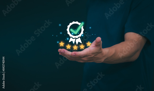 Foto Customer services best excellent business rating experience