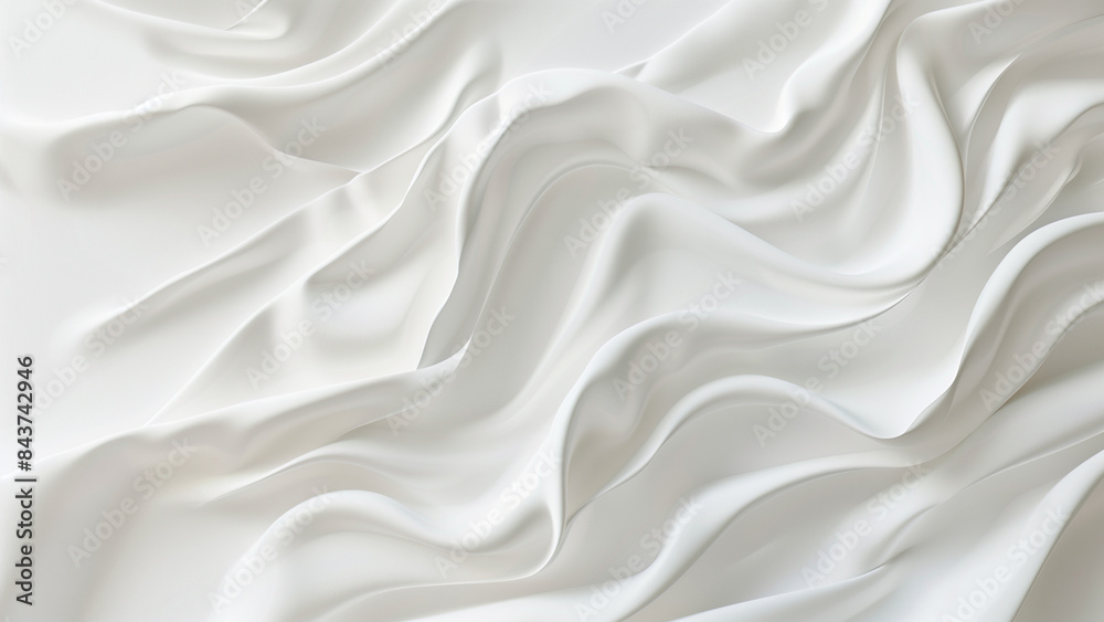 Elegant Simplicity: Soft White Background with Wavy Lines Elegant Simplicity: Soft White Background with Wavy Lines