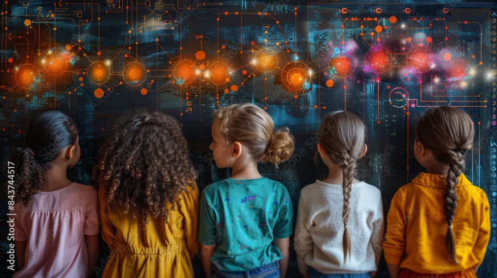 Obraz premium EdTech innovations revolutionizing learning and skill development in the digital age.