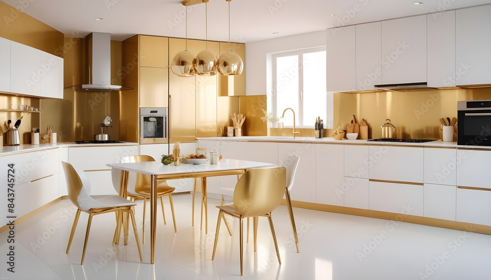 white and gold theme modern interior white and gold theme modern interior