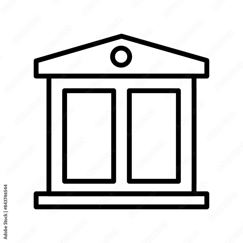 Bank Icon for Financial Institutions, Money Management, and Banking Services Graphics Bank Icon for Financial Institutions, Money Management, and Banking Services Graphics