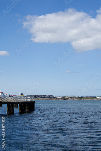Pier in the water in Dublin