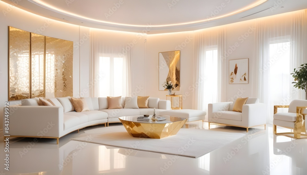white and gold theme modern interior white and gold theme modern interior