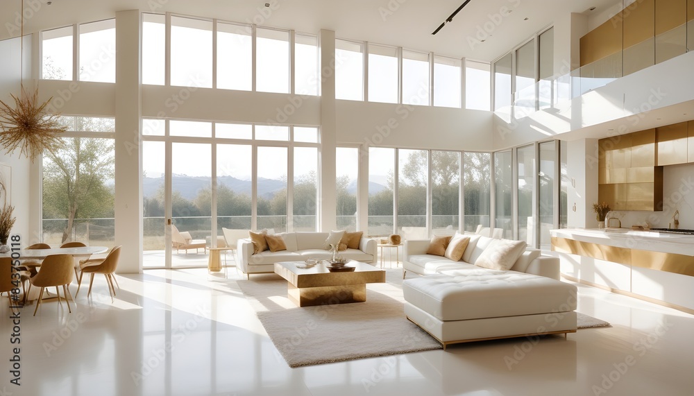 white and gold theme modern interior white and gold theme modern interior