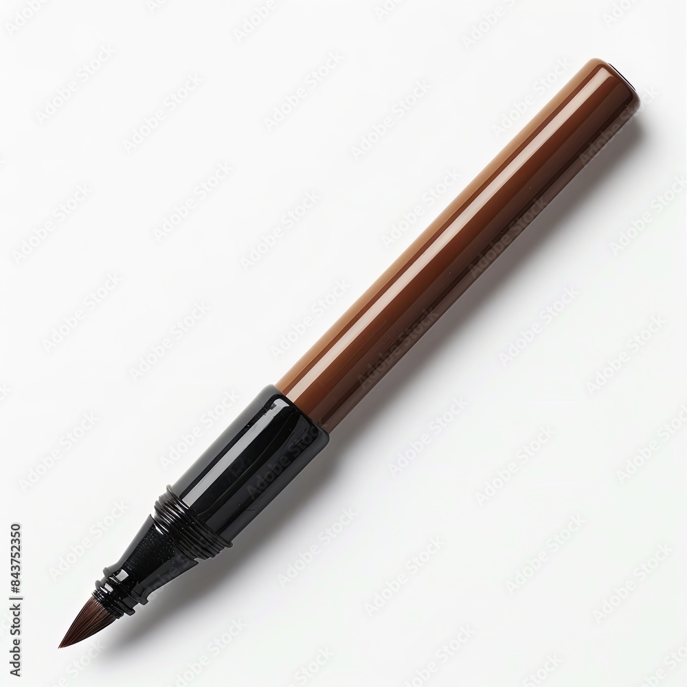 Isolated brown highlighter on white background Isolated brown highlighter on white background