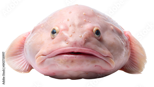 a blobfish, a fascinating deep-sea fish known for its unique gelatinous appearance