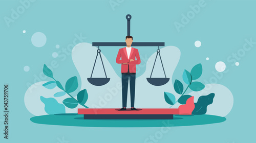 Comparison advantage and disadvantage, integrity or honest truth, pros and cons or measurement, judge or ethical, decision or balance concept
