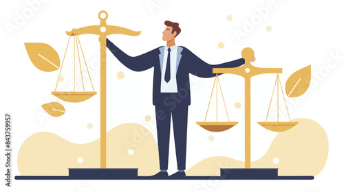 Comparison advantage and disadvantage, integrity or honest truth, pros and cons or measurement, judge or ethical, decision or balance concept