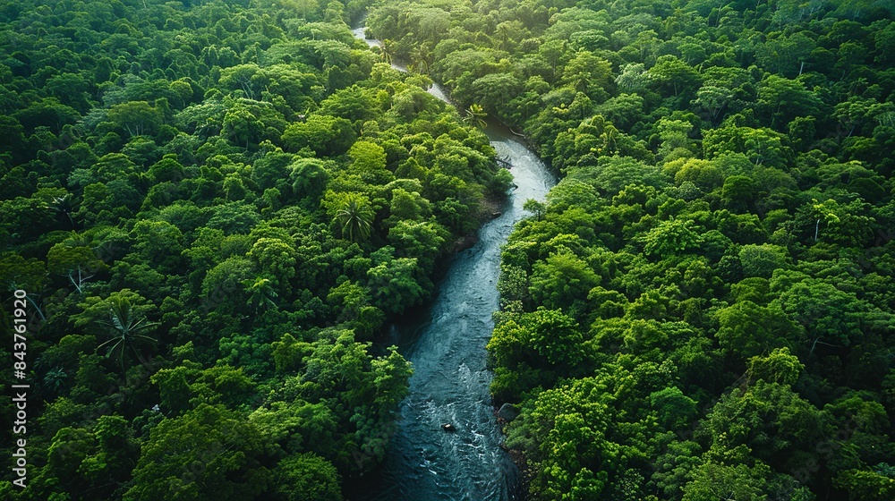 A lush forest with a river flowing through it, tainted by chemical discharge from an upstream factory, demonstrating the impact of industrial waste on freshwater ecosystems. Dramatic Photo Style, A lush forest with a river flowing through it, tainted by chemical discharge from an upstream factory, demonstrating the impact of industrial waste on freshwater ecosystems. Dramatic Photo Style,