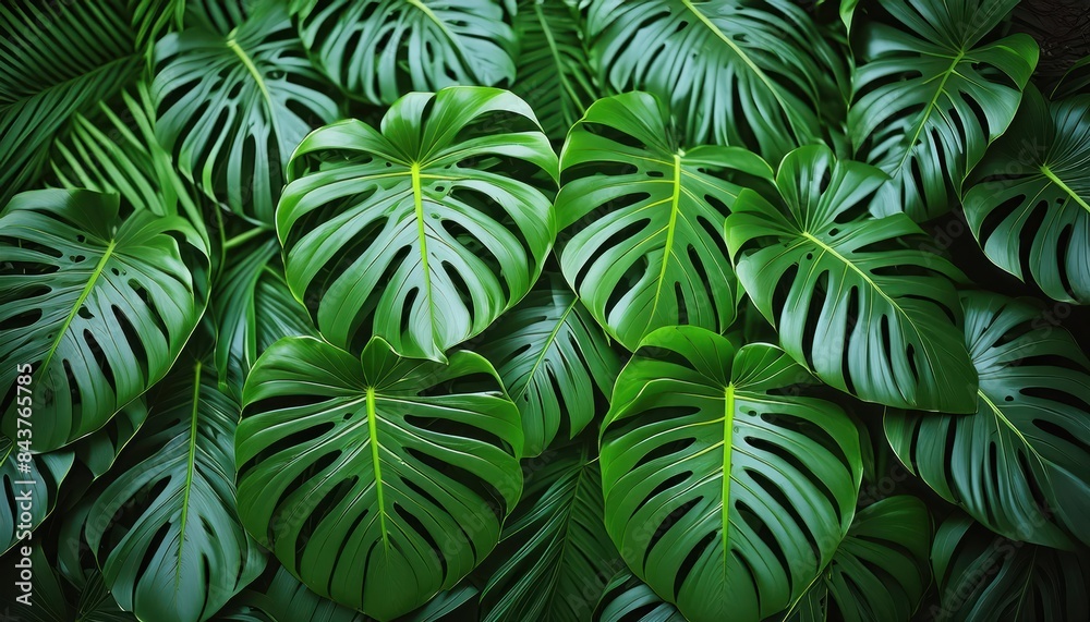 Discover an extensive collection of green tropical plant leaves on Discover an extensive collection of green tropical plant leaves on