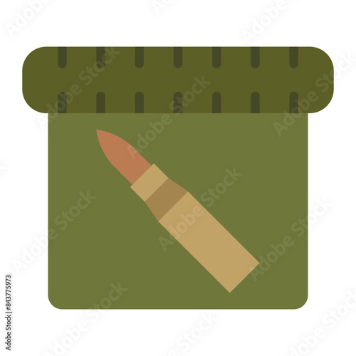 Ammunition flat icon