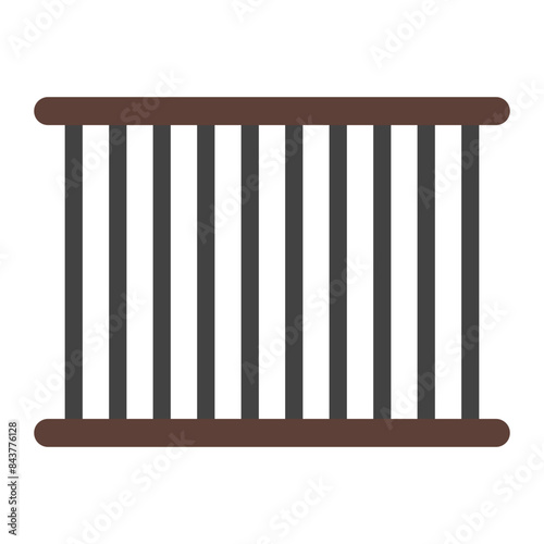 Jail flat icon