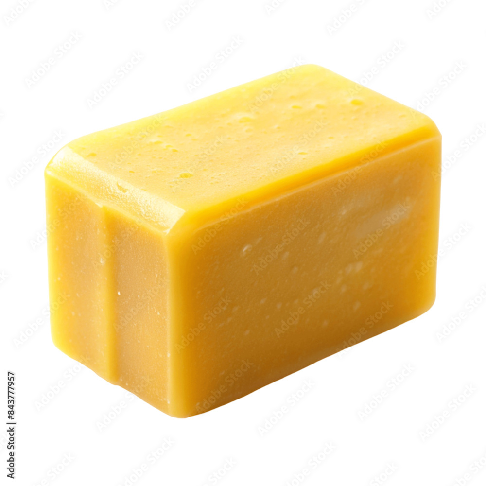 A yellow soap isolated on Transparent background. A yellow soap isolated on Transparent background.
