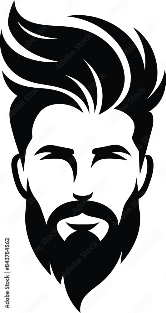 man salon logo vector illustration isolated on white background eps 10 man salon logo vector illustration isolated on white background eps 10