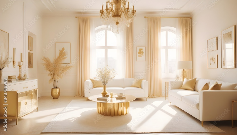 white and gold theme modern interior white and gold theme modern interior