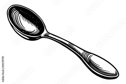 Drawn sketch of a tablespoon