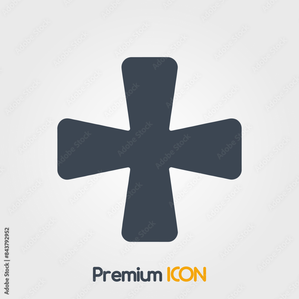 Obraz premium Medical Cross Icon