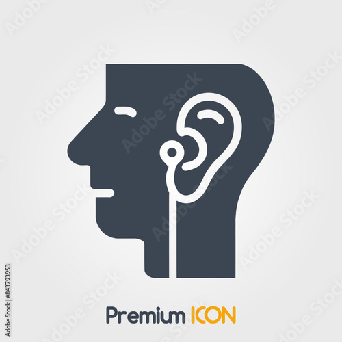 ENT (Ear, Nose, Throat) Icon