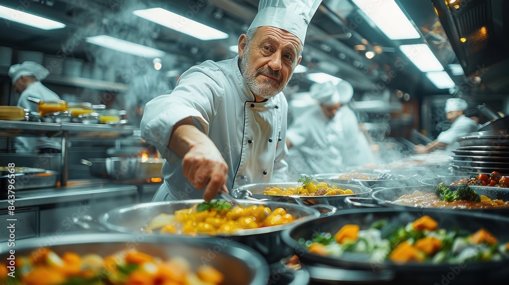 Famous Chefs Work in Kitchens of big and famous Restaurants Famous Chefs Work in Kitchens of big and famous Restaurants