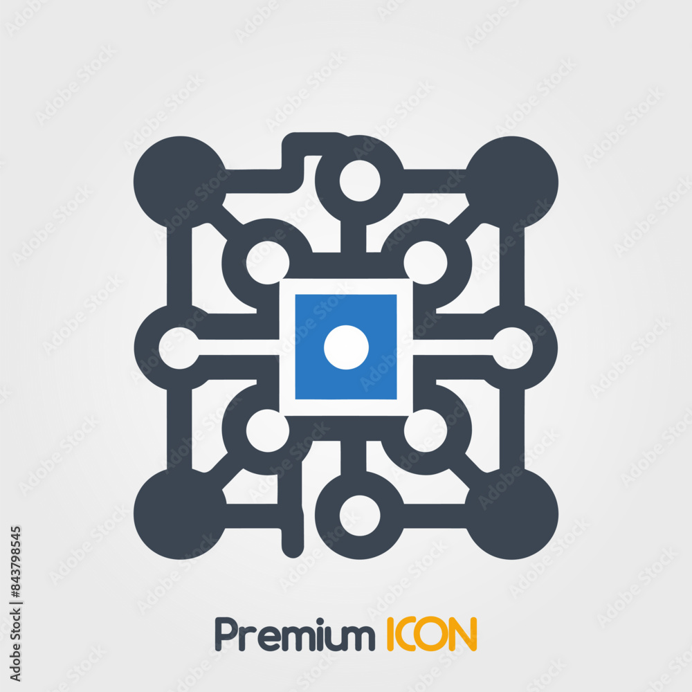 Quantum Computing Icon Quantum Computing Icon
