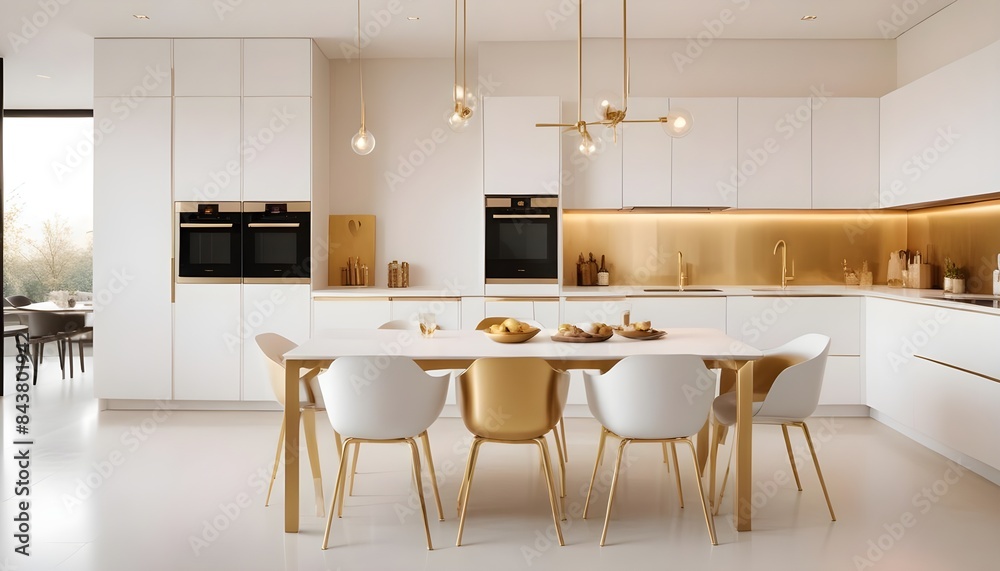 white and gold theme modern interior white and gold theme modern interior