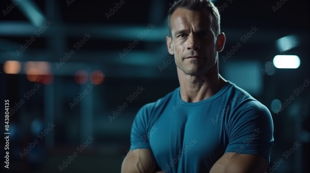 Background of a fitness coach in a movie shot Background of a fitness coach in a movie shot