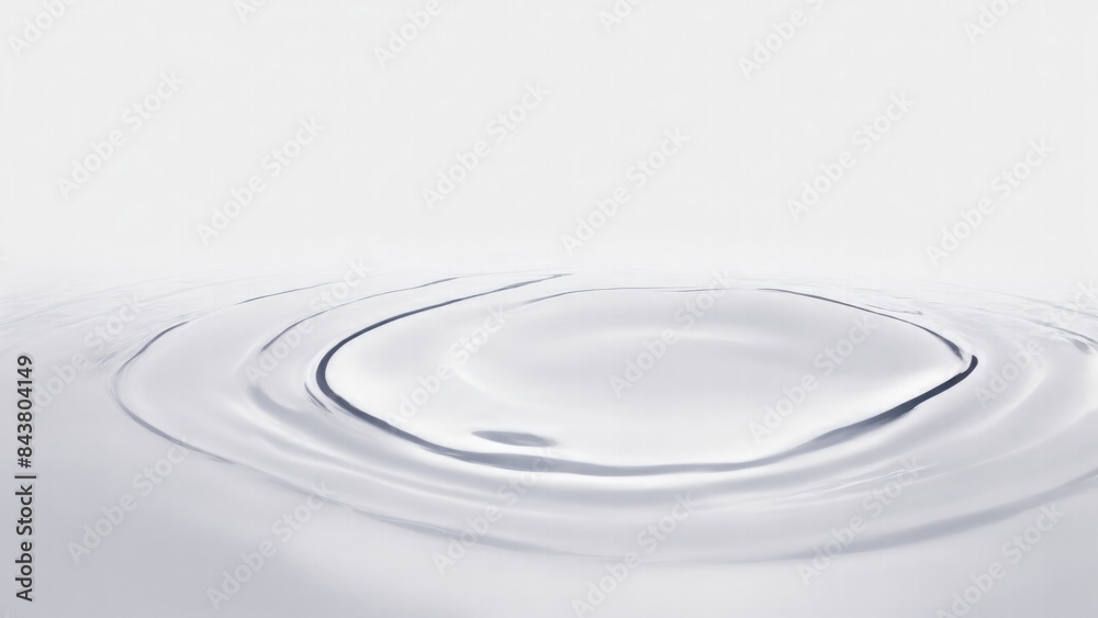 Smooth water ripple White Background Smooth water ripple White Background