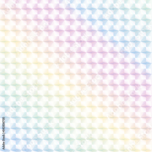 ホログラム（プリズム）の背景素材。虹色。グラデーション。