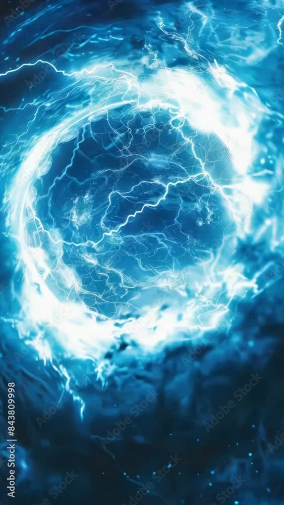 Blue and white of stormy sky with lightning bolts Blue and white of stormy sky with lightning bolts