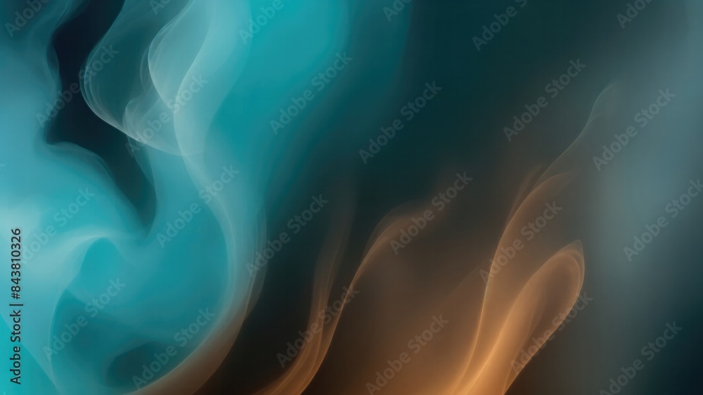 Smoky Cyan and tan Background Smoky Cyan and tan Background
