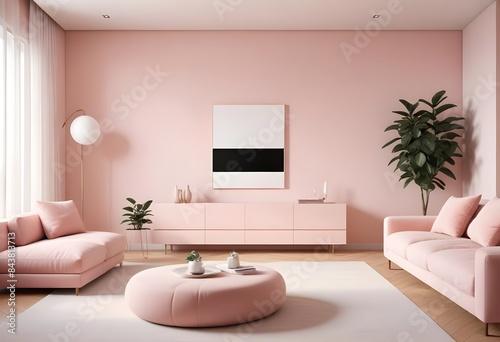 white and gold theme modern interior