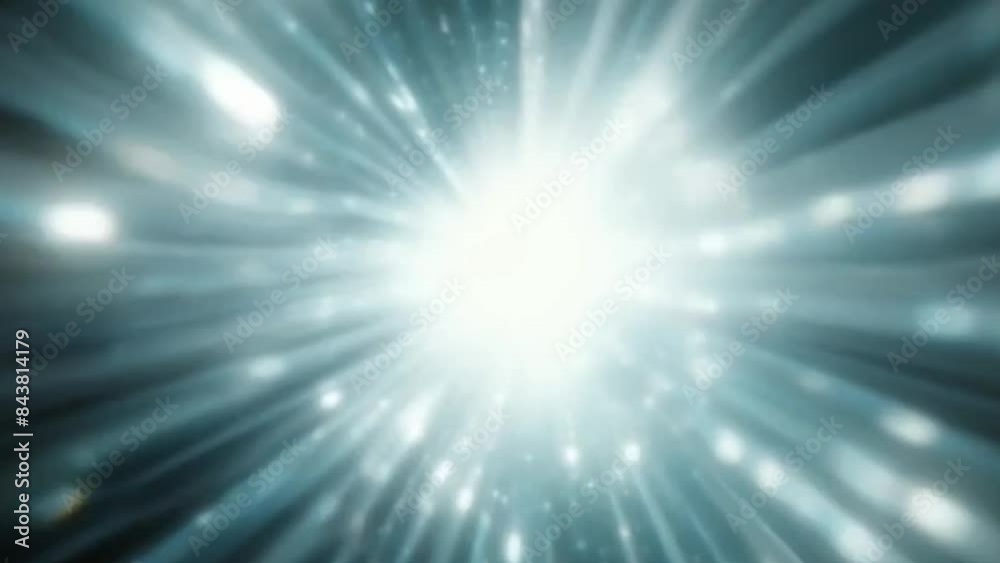 An animation depicting high-quality light pulse effects. It shows pulses of light emanating from a central point, creating rhythmic and hypnotic patterns that fill the screen