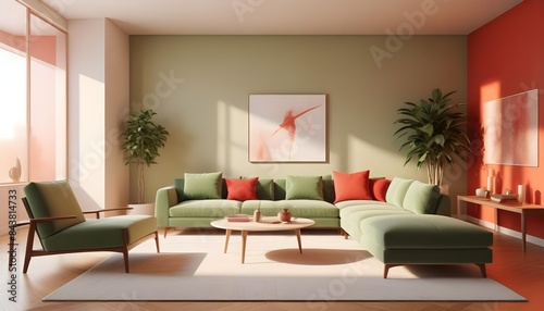 white and gold theme modern interior