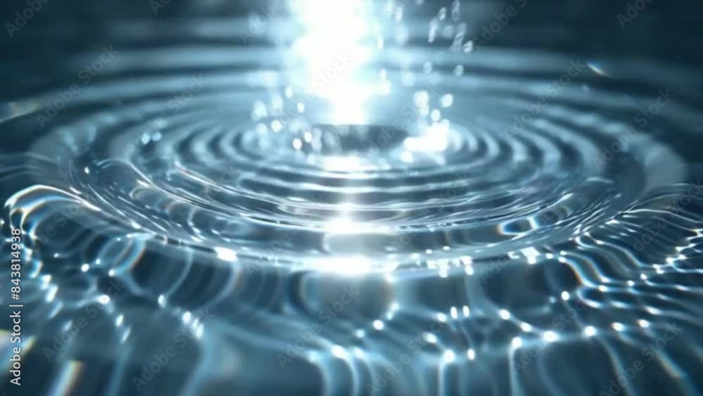 Beautiful Ripple An animation depicting high-quality light ripple effects. It visualizes ...