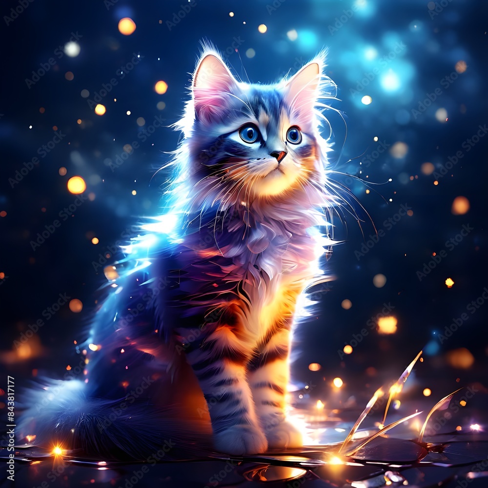 cat on the sky