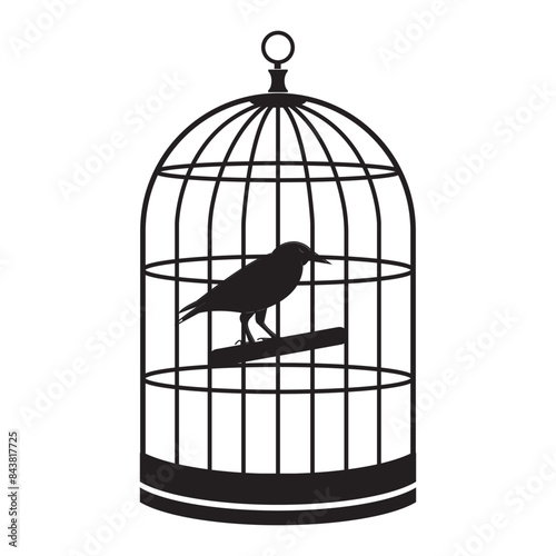 bird cage icon design