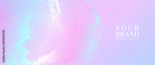 Elegant colorful vector art background with pink and blue neon color gradient and luxury brush stroke texture for cards, flyer, invitation, poster, wedding card, luxe invite, prestigious voucher.