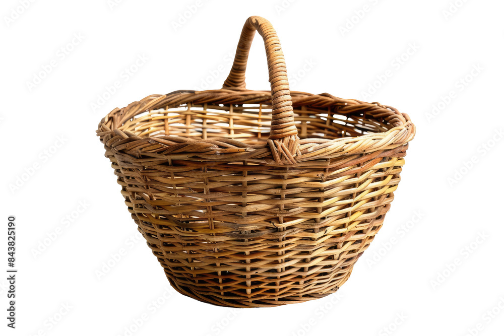 Obraz premium Eco-Friendly Wicker Storage Container