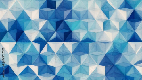 blue geometric abstract background