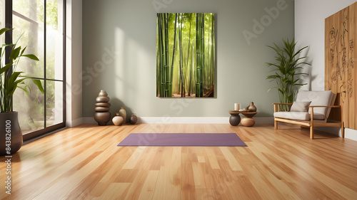 living room with floor