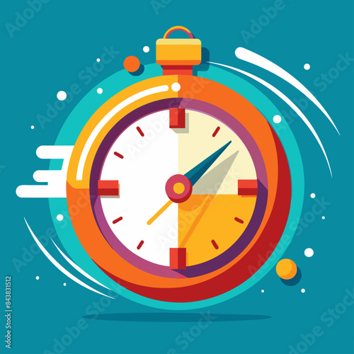ticking clock symbolizing the incessant march of time time wasting