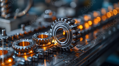 close up of a mechanism