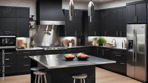 modern kitchen in the kitchen