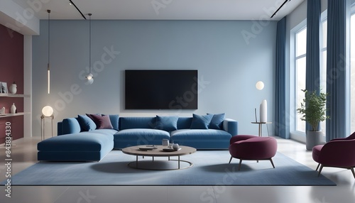 white and gold theme modern interior