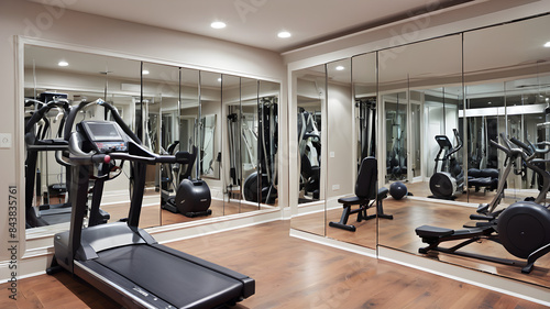 gym exercising in gym