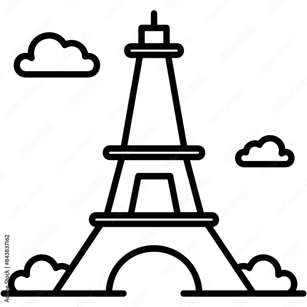 Eiffel Tower Icon Eiffel Tower Icon