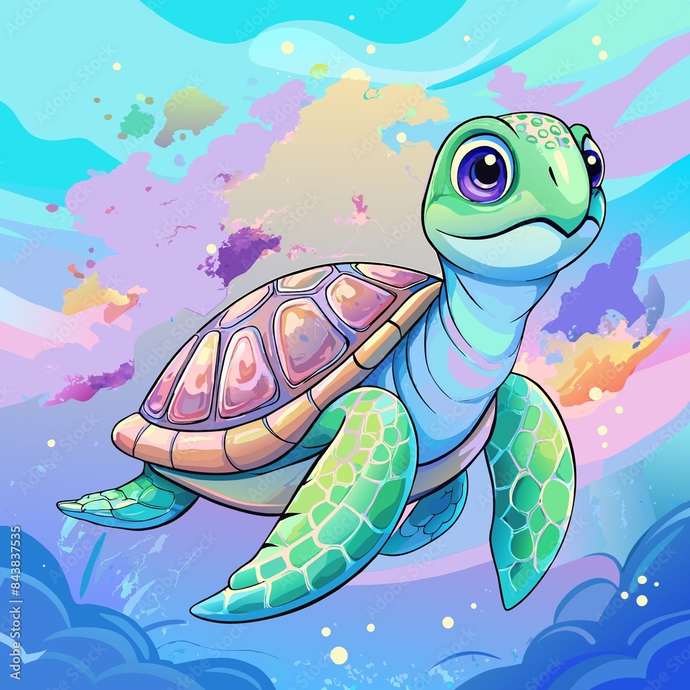 Fototapeta premium turtle in the sea