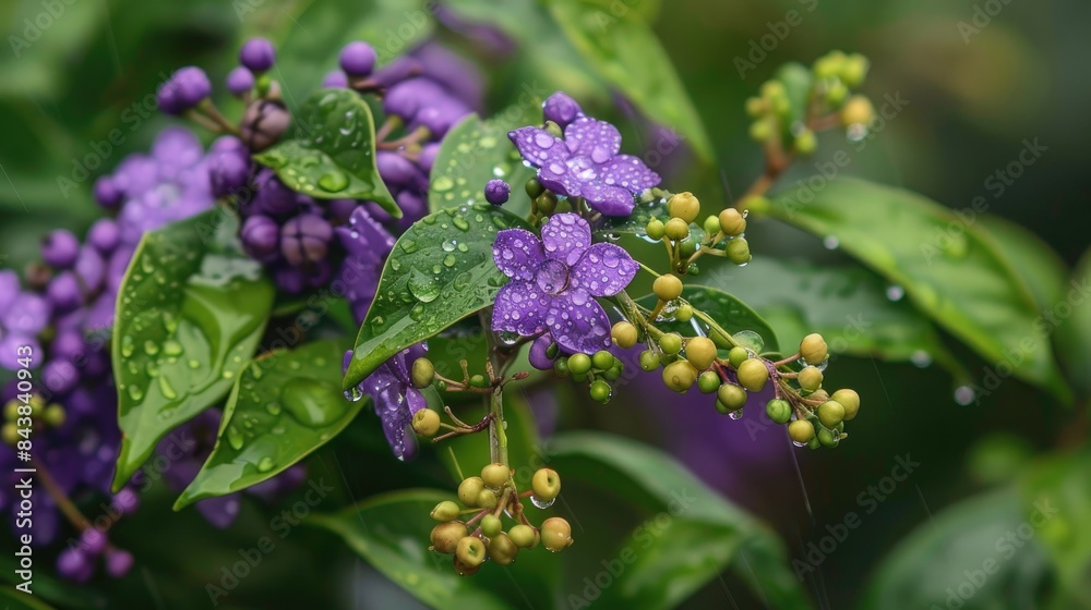 Golden dewdrop pigeon berry the alternative name for Duranta erecta Golden dewdrop pigeon berry the alternative name for Duranta erecta