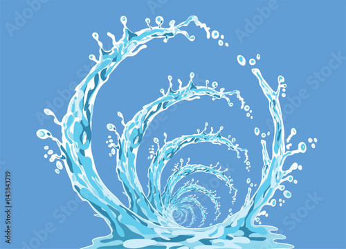 background water splash in the form of a wave,splash,frame,liquid